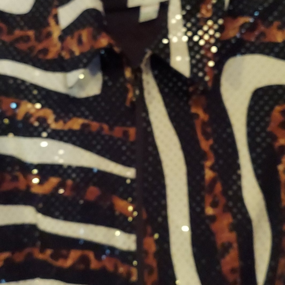 Joseph Ribhoff Animal Print Dress Jacket - Picture 4 of 4